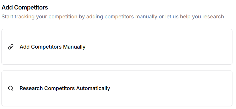 Automated Competitor Research